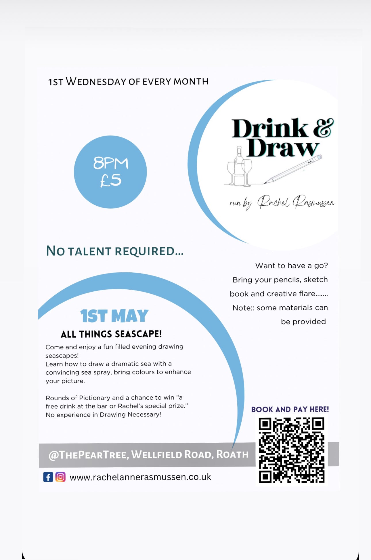 Drink and Draw Ticket - 5th March