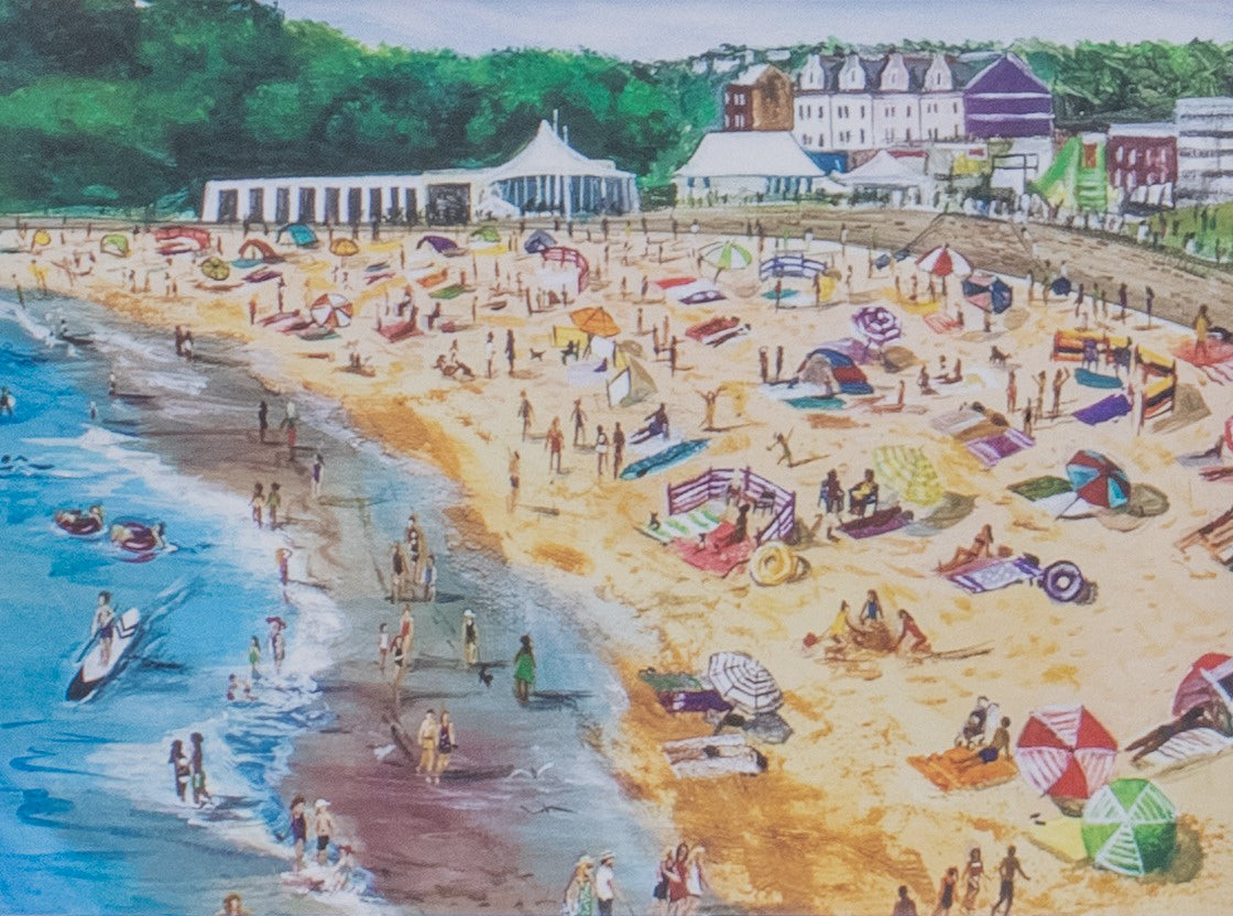 Busy Barry Island – Rachel Rasmussen Art