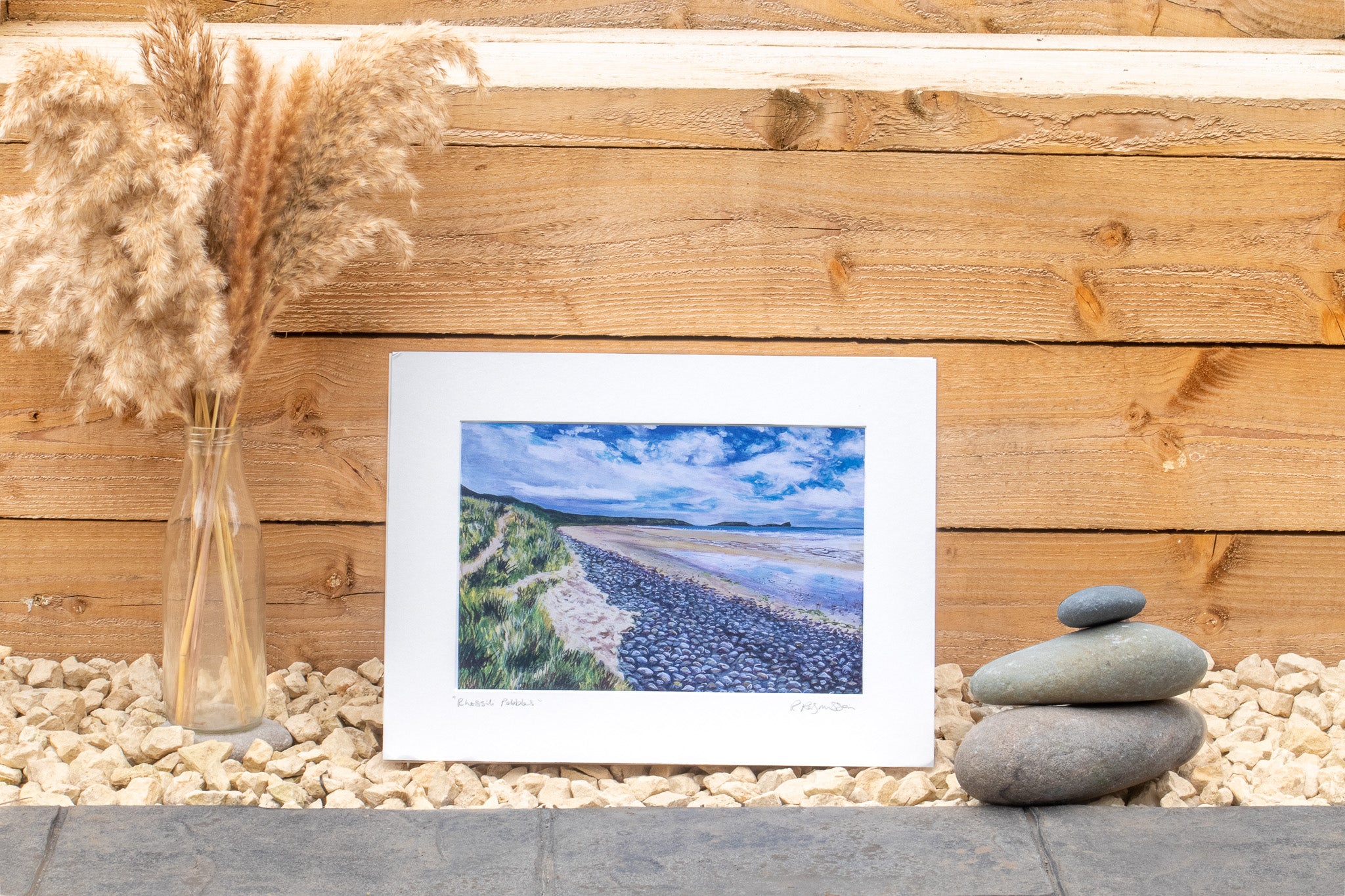 Rhossili Pebbles – Rachel Rasmussen Art