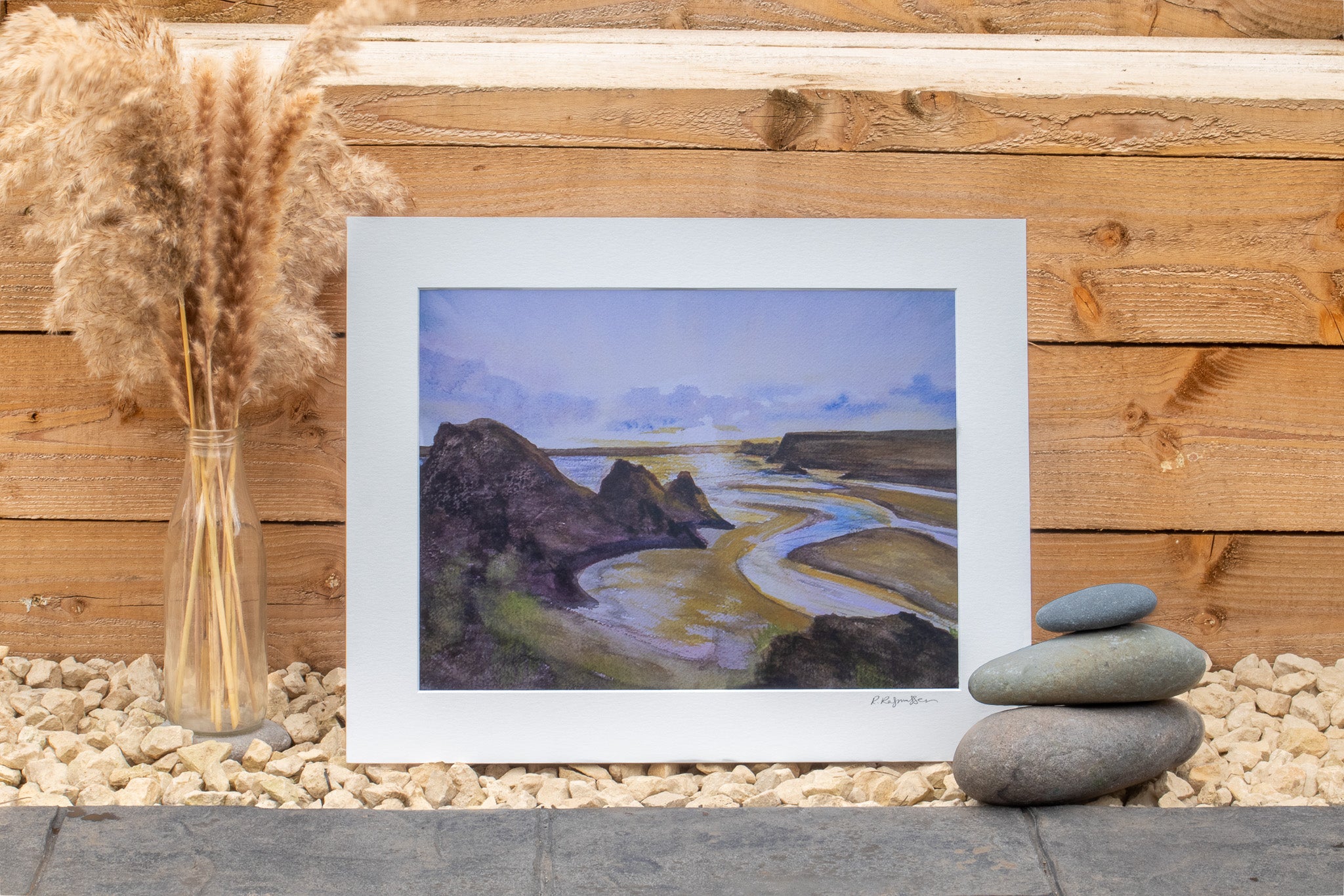 Three Cliffs Bay – Rachel Rasmussen Art